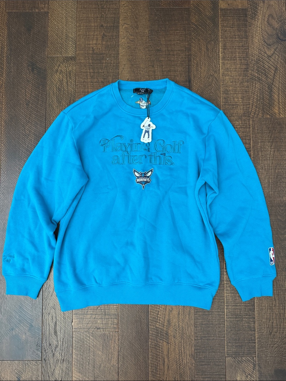 Eastside Golf x NBA-Playing Golf After This Charlotte Hornets Sweatshirt Men XL